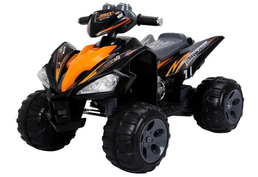 Lean Cars Vidutinio dydžio Quad Juodas - Elektrinė važiuojanti transporto priemonė