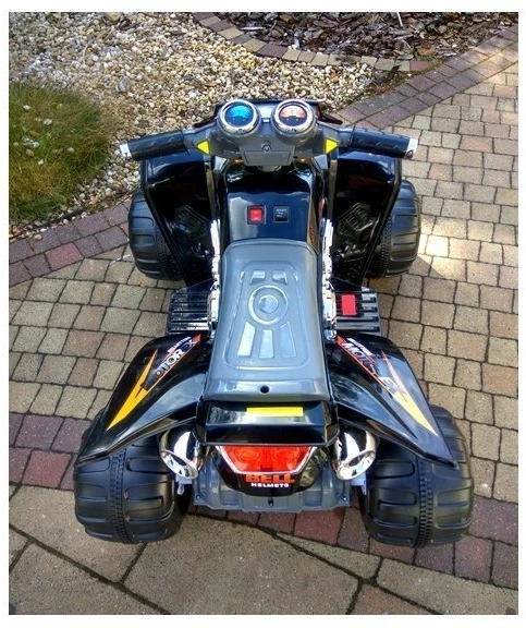 Lean Cars Vidutinio dydžio Quad Juodas - Elektrinė važiuojanti transporto priemonė