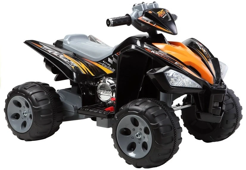 Lean Cars Vidutinio dydžio Quad Juodas - Elektrinė važiuojanti transporto priemonė