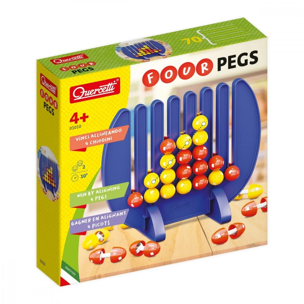 Quercetti Gra four pegs