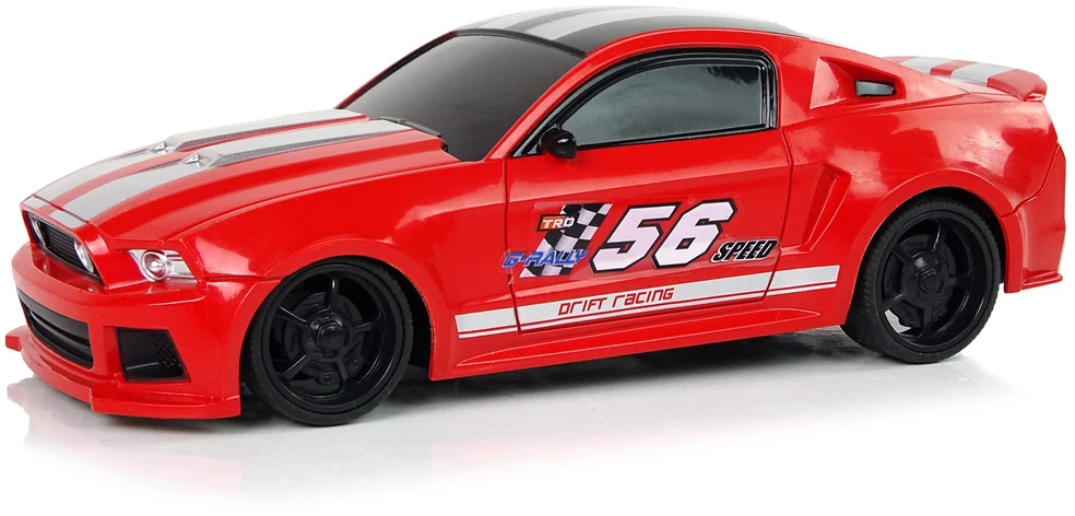 Lean Cars Nuotoliniu būdu valdomas sportinis automobilis 1:24 raudonas