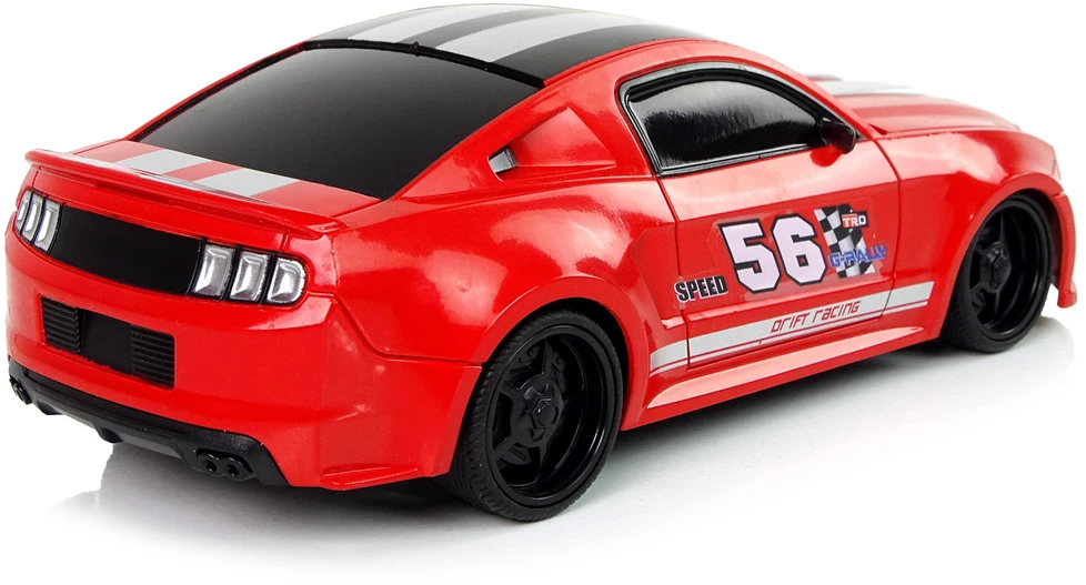 Lean Cars Nuotoliniu būdu valdomas sportinis automobilis 1:24 raudonas