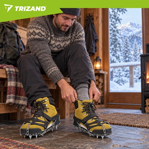 Trizand Anti-slip Shoe Grips/Spikes Size XL