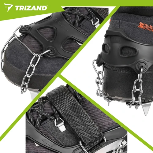 Trizand Anti-slip Shoe Grips/Spikes Size XL