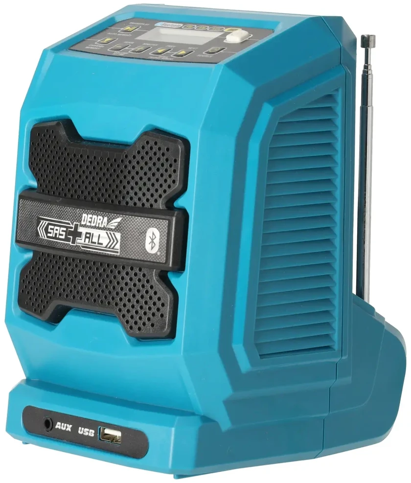 Dedra Akumuliatatorinis radijas bluetooth USB lizdas 18V