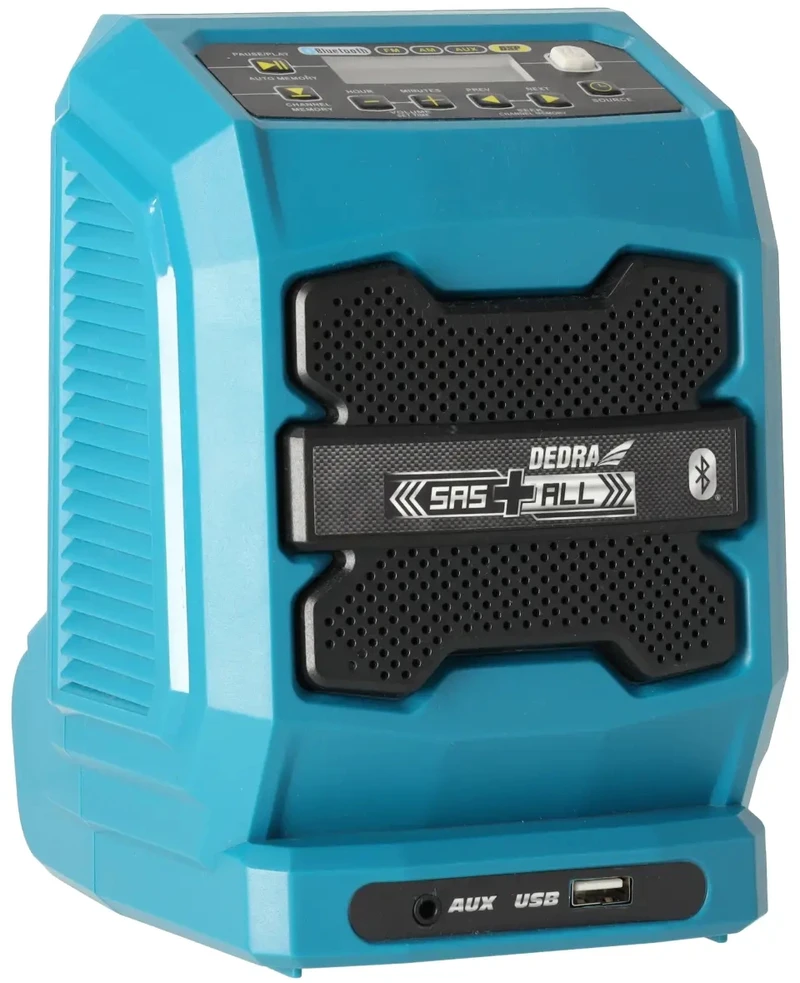 Dedra Akumuliatatorinis radijas bluetooth USB lizdas 18V
