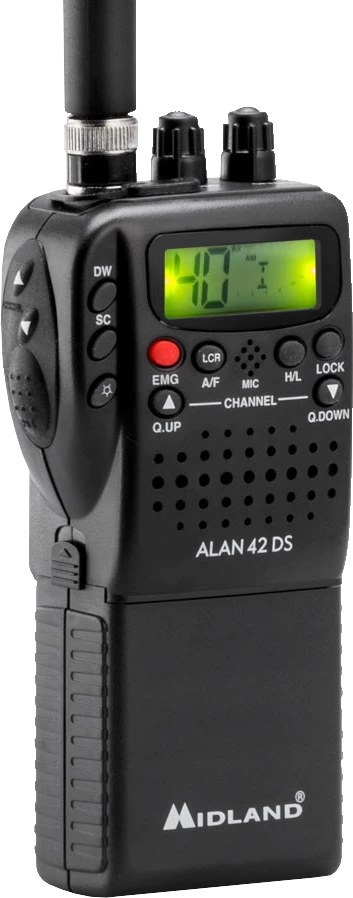 Midland Radijas CB ALAN 42DS AM/FM skaitmeninis triukšmo slopintuvas