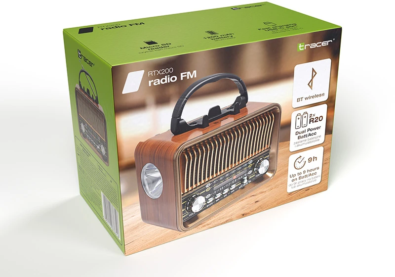 FM radijas radijas TRACER RTX200