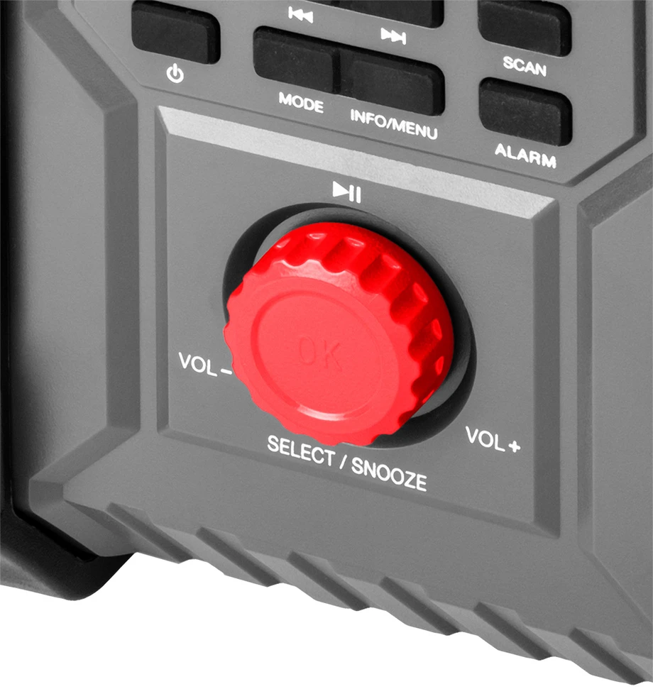 Radio „Graphite Energy+“ 18 V akumuliatorinis statybvietės radijas, be akumuliatoriaus