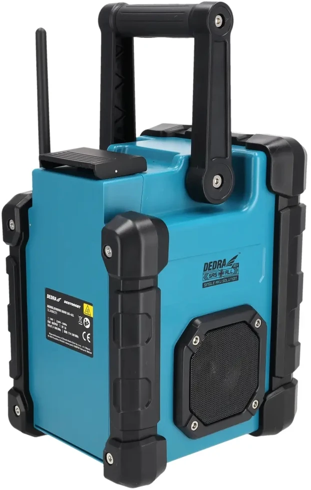 Dedra DABFM radijas su akumuliatoriais 18V Bluetooth USB