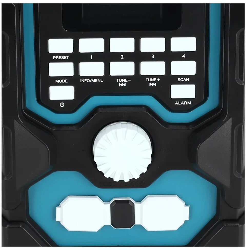 Dedra DABFM radijas su akumuliatoriais 18V Bluetooth USB