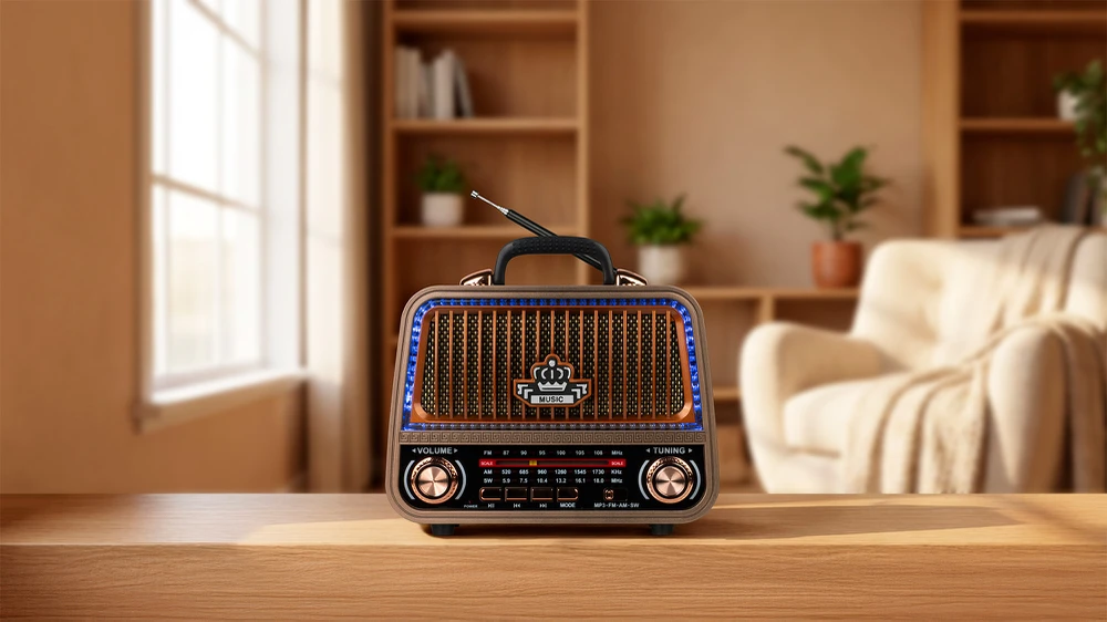 Kruger & Matz Radio KrugerMatz analoginis nešiojamas radijo imtuvas, modelis KM0833