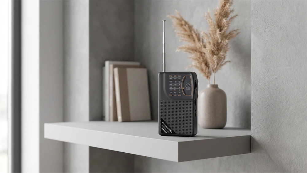 Kruger & Matz Radio KrugerMatz analoginis nešiojamas radijo imtuvas, modelis KM0829