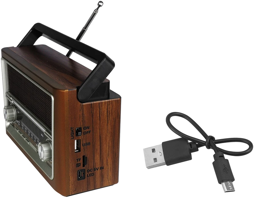 Nešiojamas radijas Elma Retro LTC 118UBT FM/AM/SW USB Bluetooth