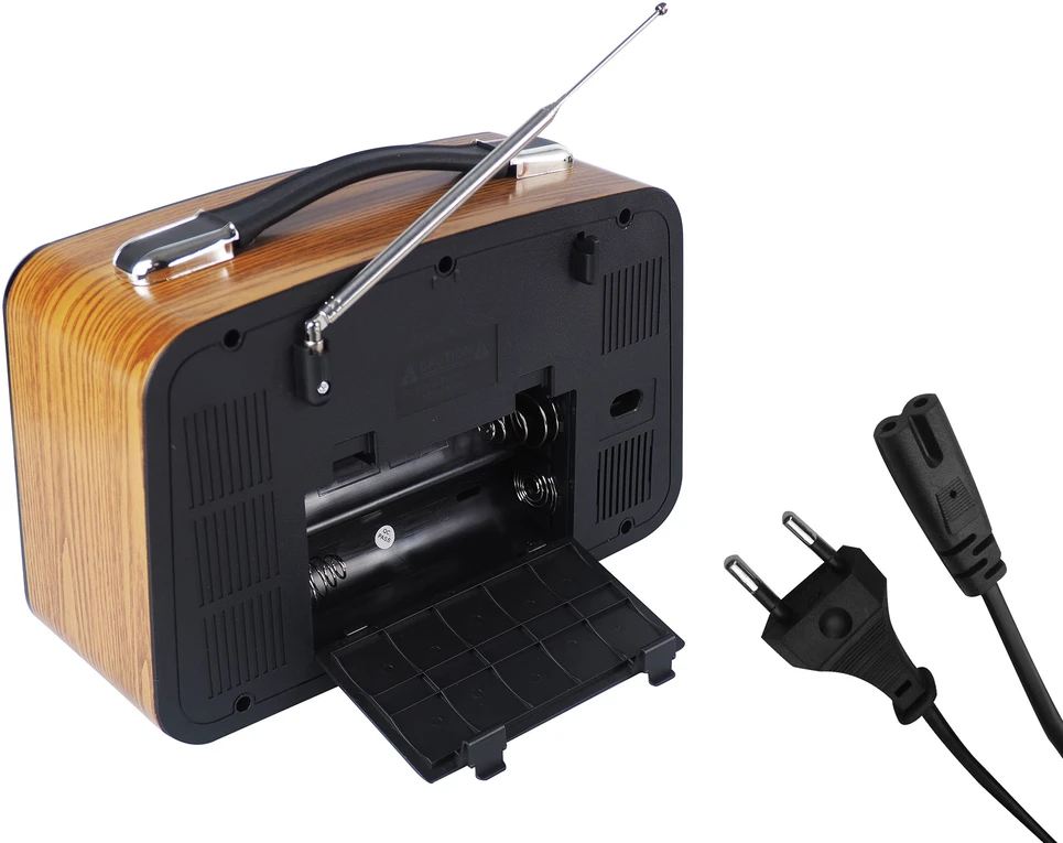 Nešiojamasis radijas Olza LTC 102UBT retro su apšvietimu FM/AM/SW USB Bluetooth