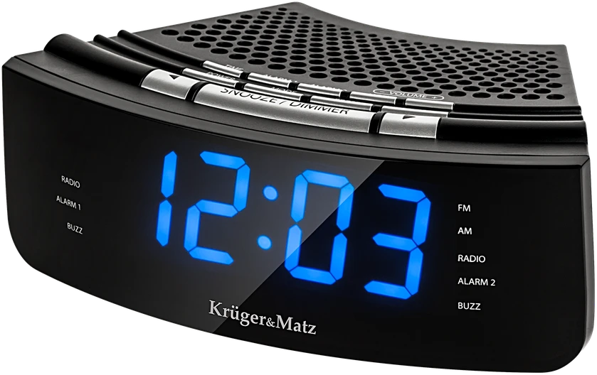 Kruger & Matz KM 813 radijas su laikrodžiu
