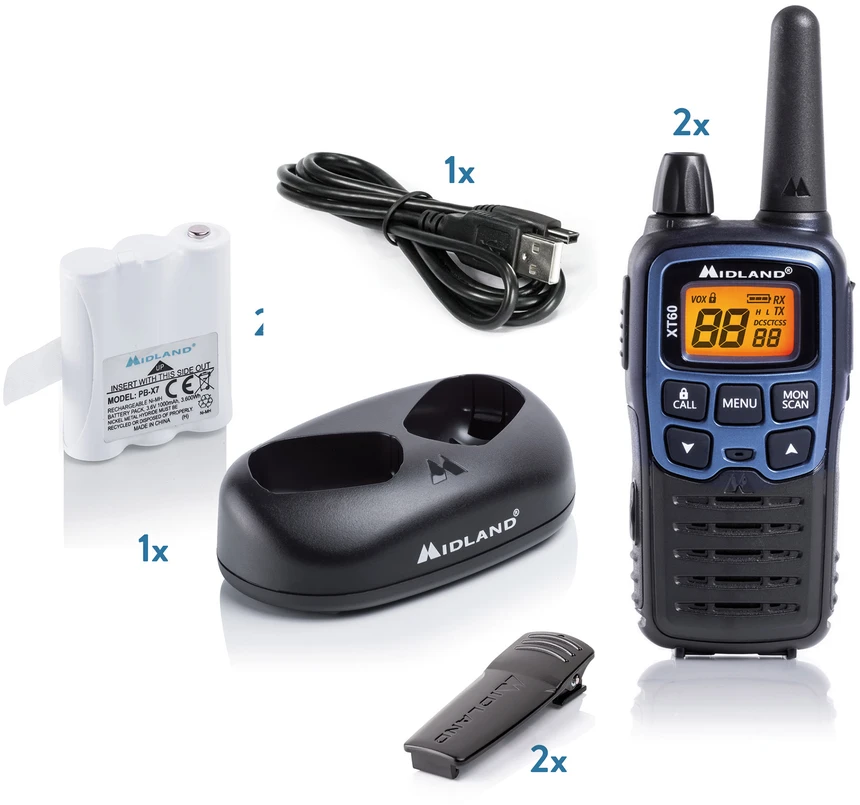 Radijo stotelė - racija Midland XT 60 PMR446 C1179