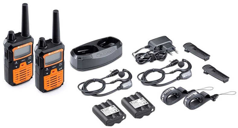 Radiotelefony PMR MIDLAND XT70 PRO nešiojamųjų radijo stočių dėklas
