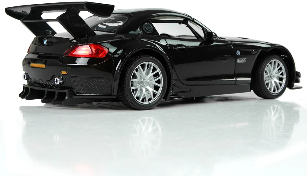 Nuotoliniu būdu valdomas sportinis automobilis Lean Toys BMW Z4 GT3, 1:18, juodas