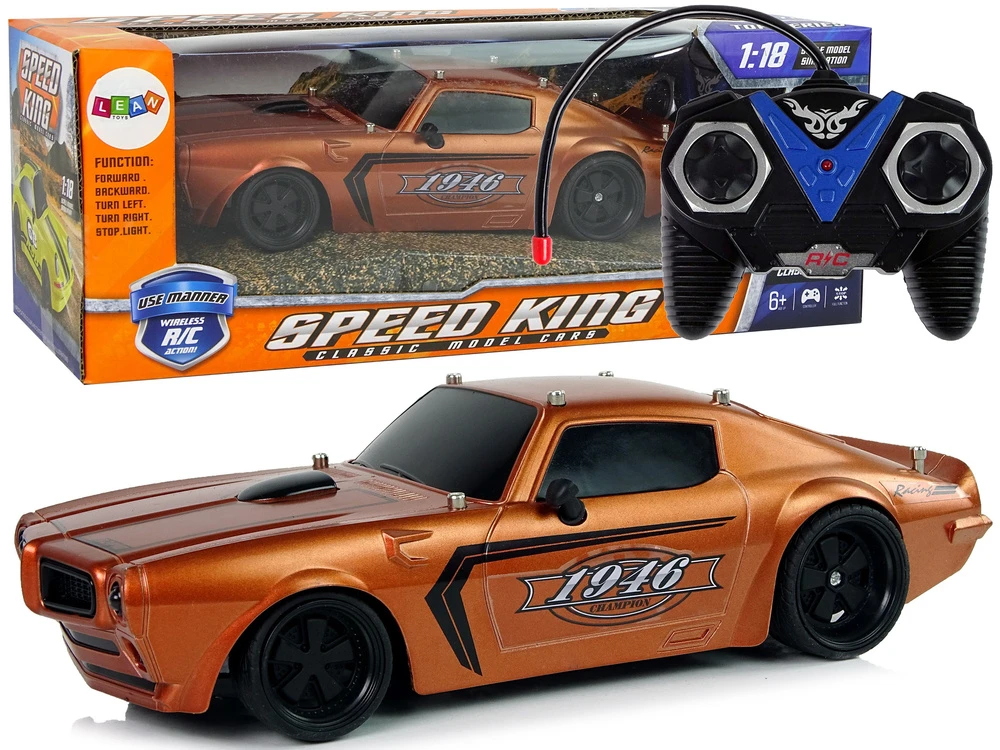 Lean Toys R/C sportinis automobilis 1:18 rudas