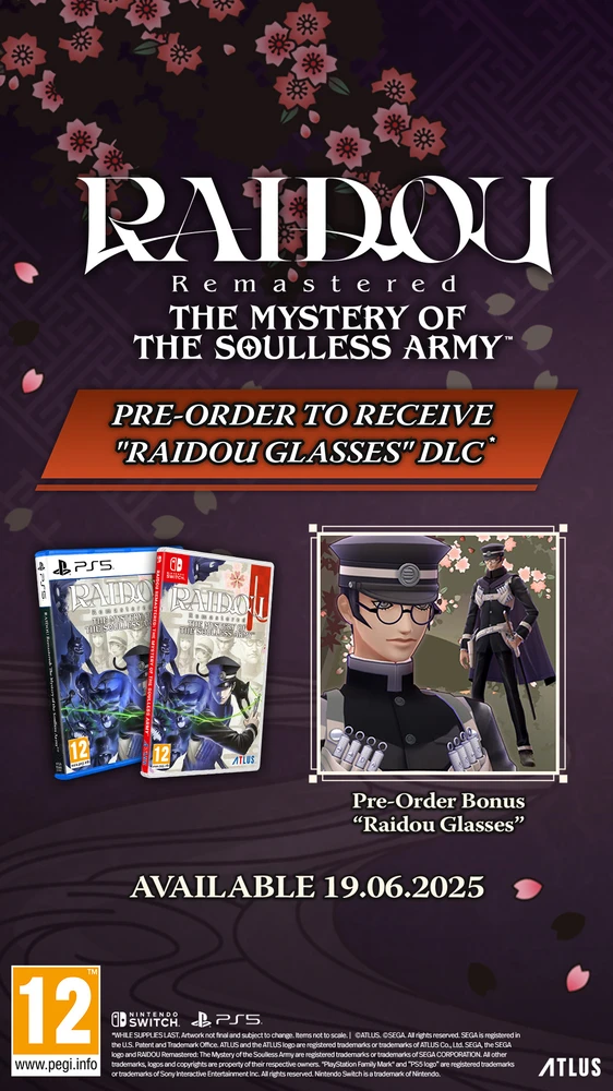 Sega „Atlus RAIDOU Remastered“: Sielos armijos paslaptis (pirmos dienos leidimas)