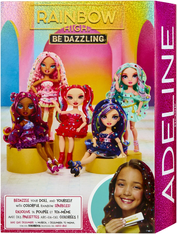 Rainbow High - „Be Dazzling Fashion Dolls“ – rožinė – Adeline Rose (597797)