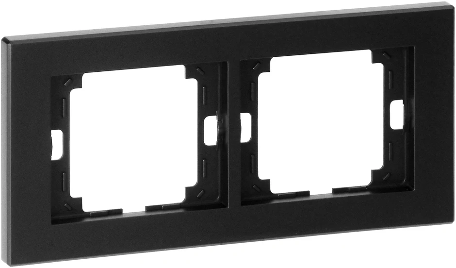 Ramka Onyx dvigubas rėmas, Ra-2O, juodas