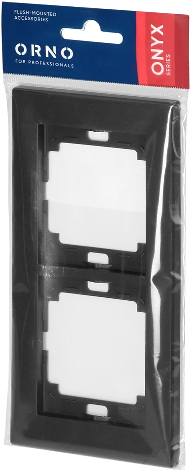 Ramka Onyx dvigubas rėmas, Ra-2O, juodas