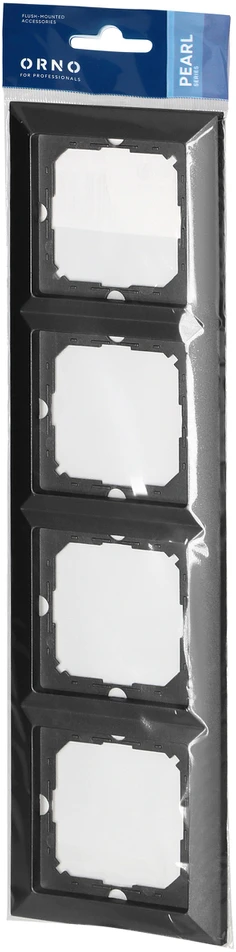 Ramka Pearl Quad Frame, Ra-4P, juodas