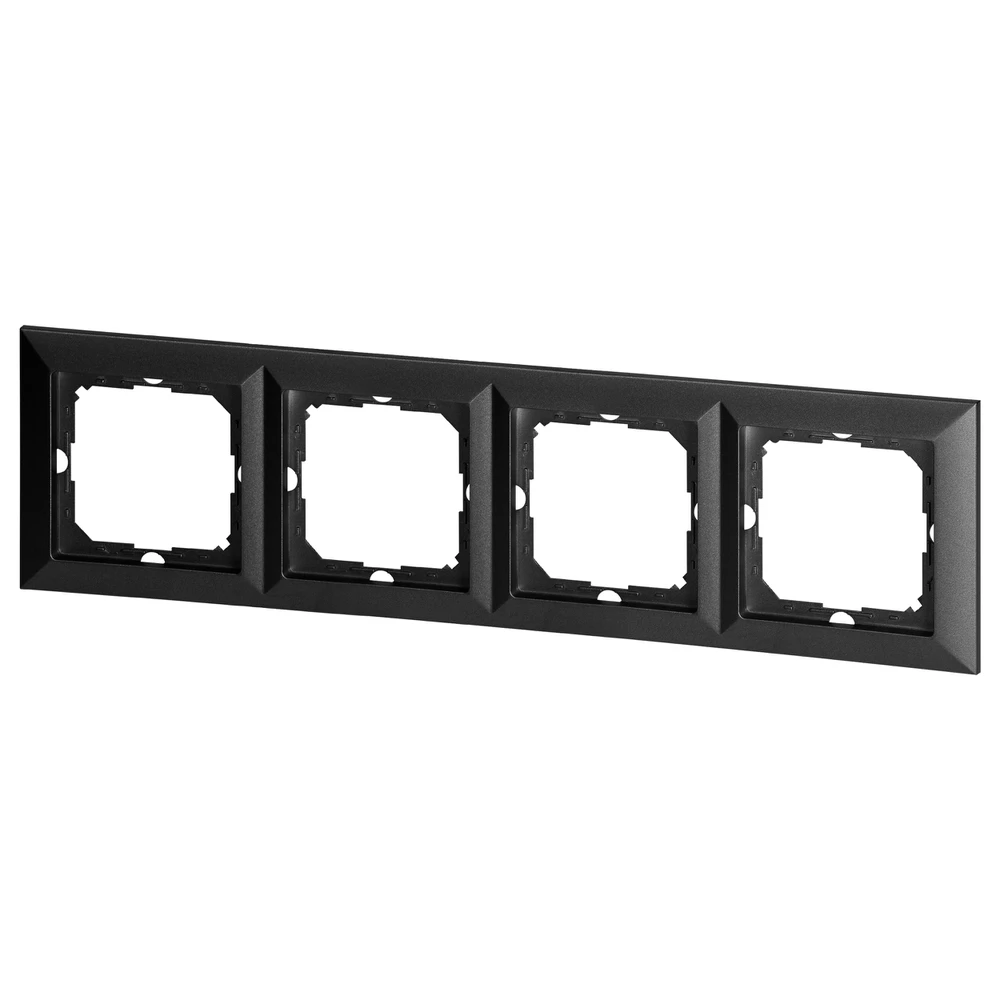 Ramka Pearl Quad Frame, Ra-4P, juodas