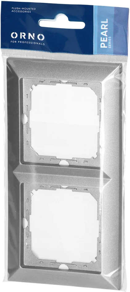 Ramka Dviguba sidabrinė rėmelis Pearl Ra-2P
