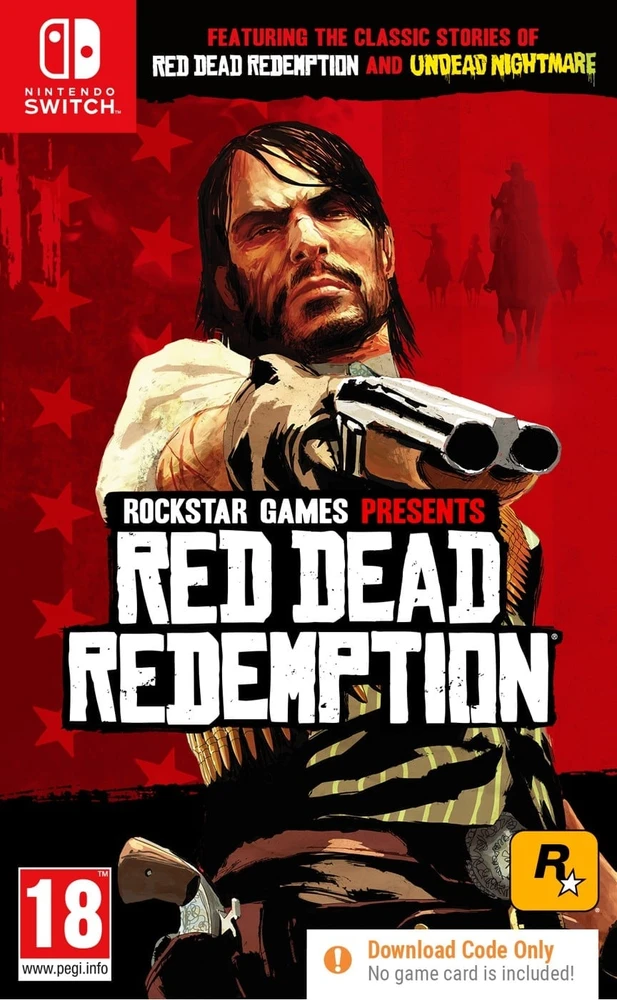 Raudona Dead Redemption (kodas dėžutėje) – Nintendo Switch