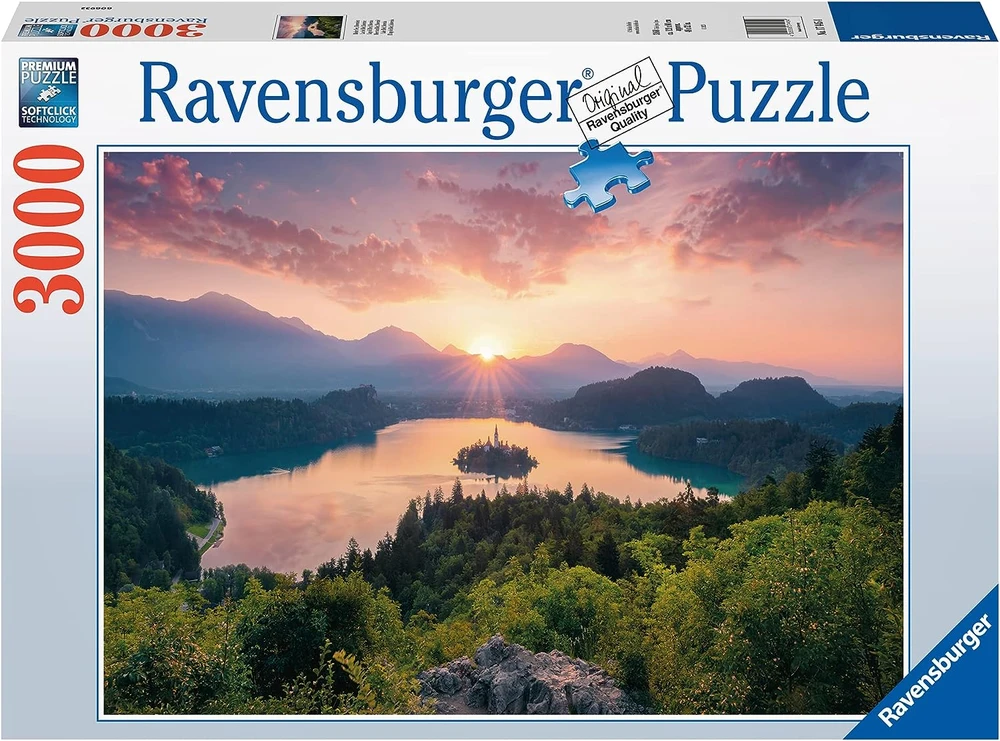 Ravensburger Dėlionė 3000 vnt. - Bledo ežeras Slovėnija