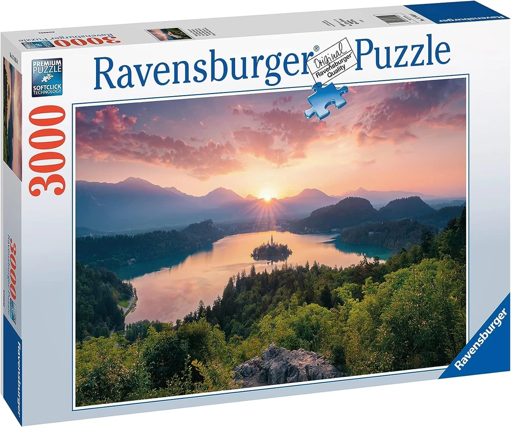 Ravensburger Dėlionė 3000 vnt. - Bledo ežeras Slovėnija