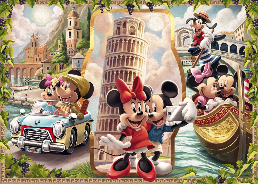 Ravensburger Dėlionė 1000 vnt. - Mikis ir Mini