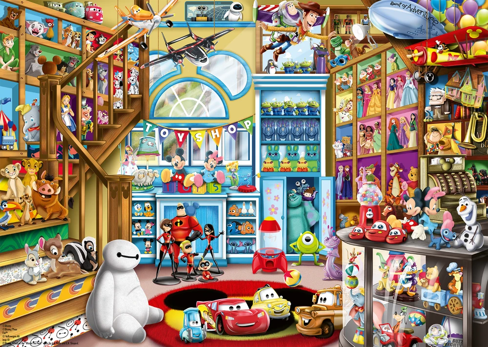 Ravensburger - Dėlionė Disney Multiproperty 1000p (12000527)