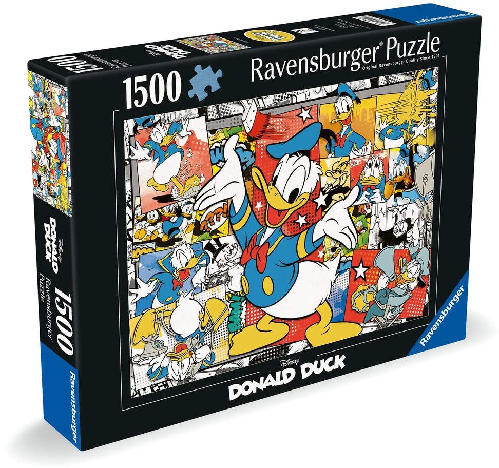 Ravensburger Dėlionė 1500 vnt. - Ančiukas Donaldas
