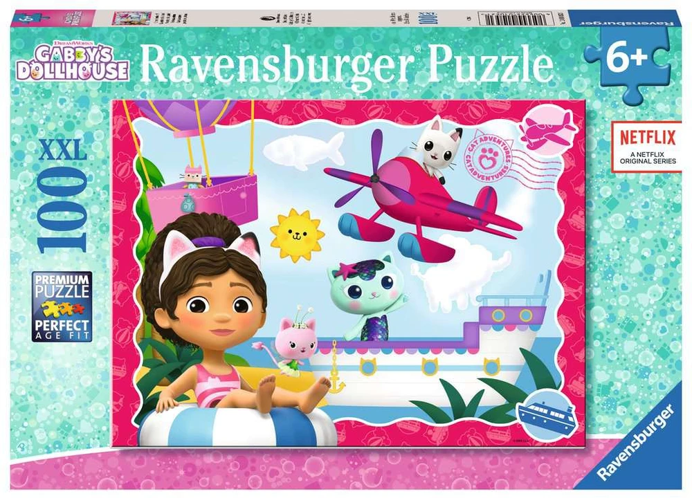 Ravensburger Dėlionė 100 vnt. - Gabby's Dollhouse