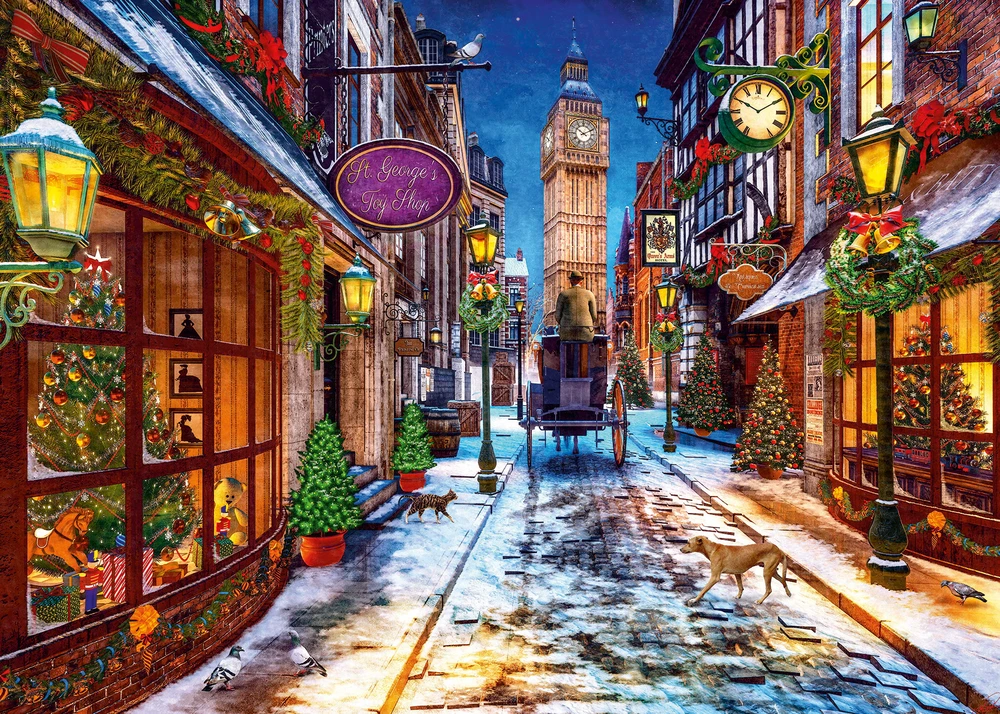 Ravensburger Dėlionė 1000 vnt. - Kalėdų metas