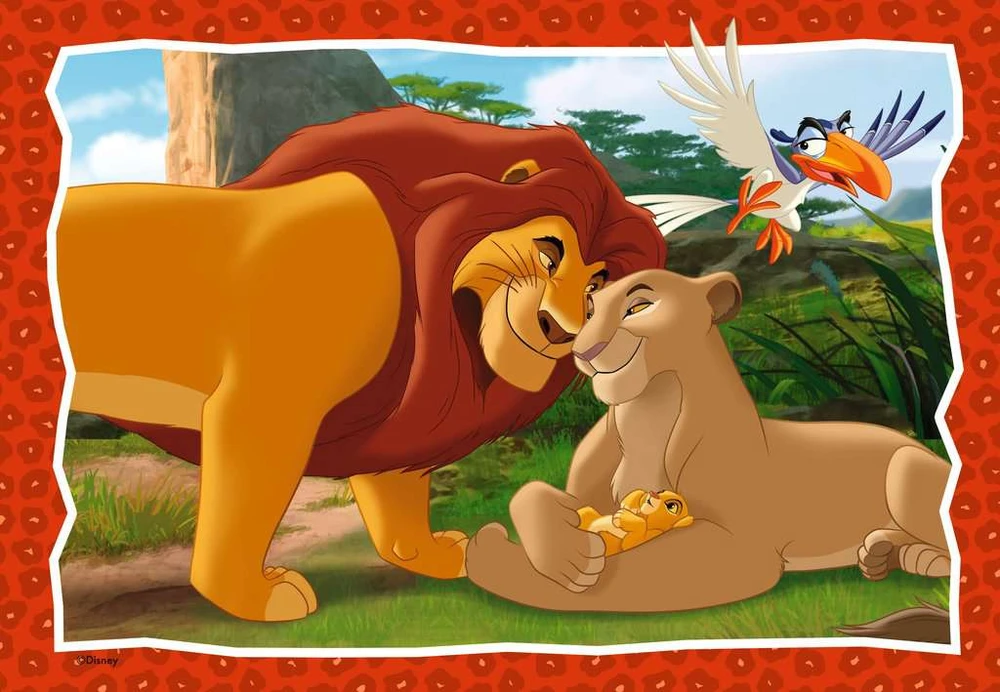 Ravensburger dėlionė 2x24 vnt. - Liūtas karalius