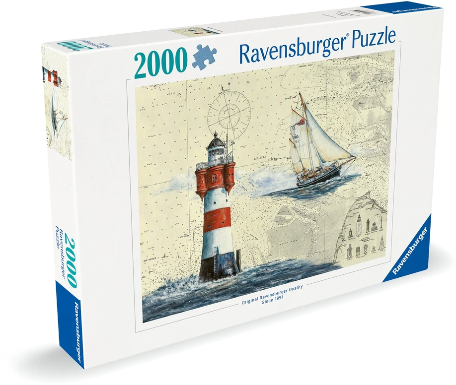 Ravensburger Dėlionė 2000 vnt. - Švyturys