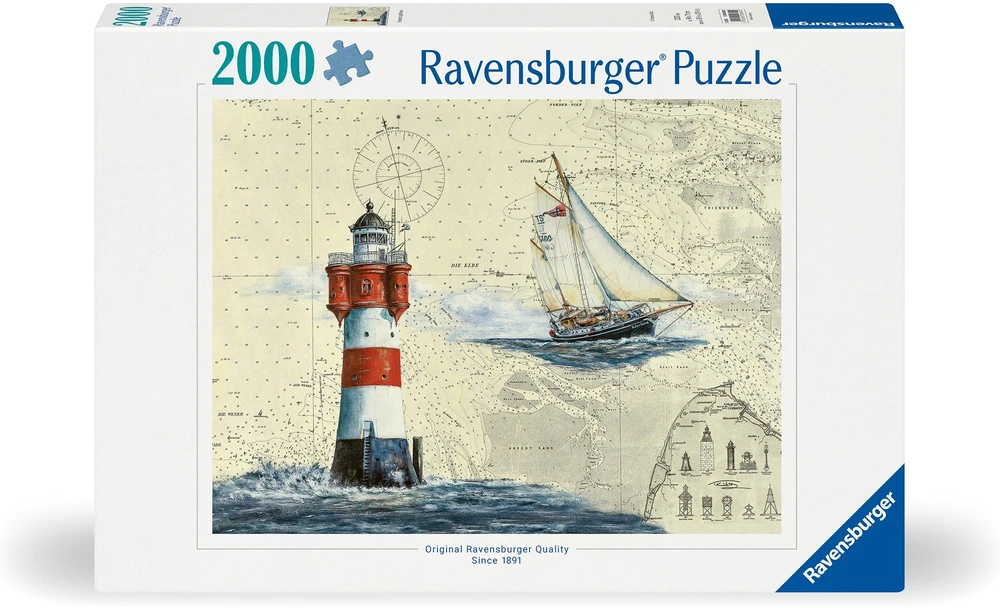Ravensburger Dėlionė 2000 vnt. - Švyturys