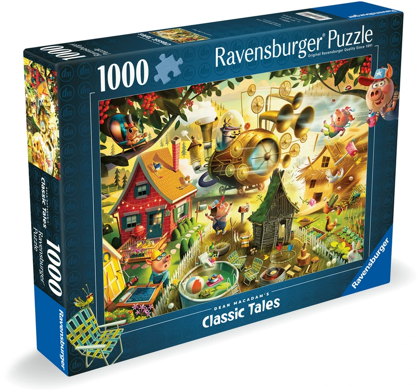 Ravensburger - Dėlionė Saugokis paršelių 1000p (12001004)