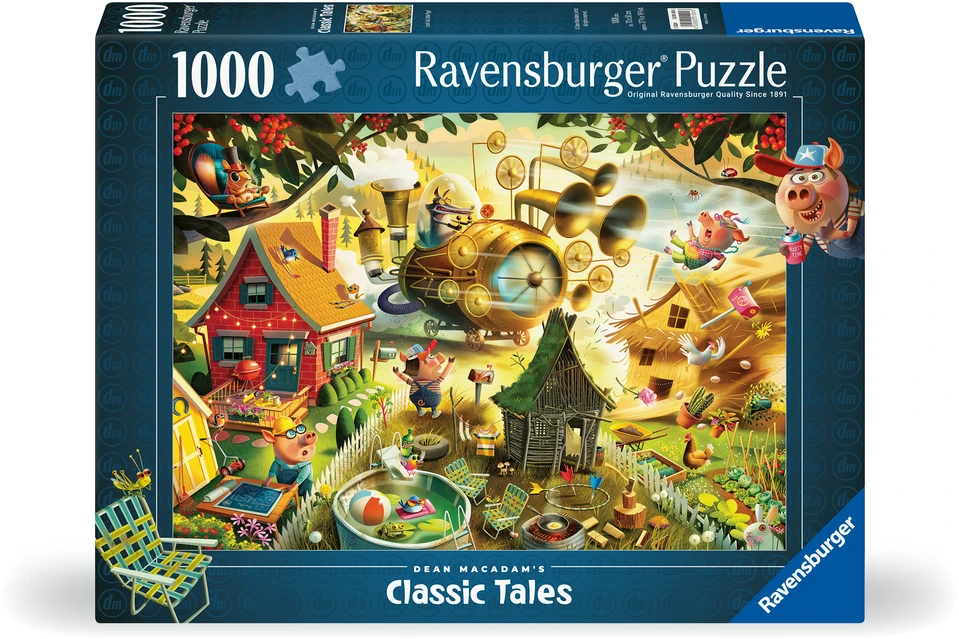 Ravensburger - Dėlionė Saugokis paršelių 1000p (12001004)