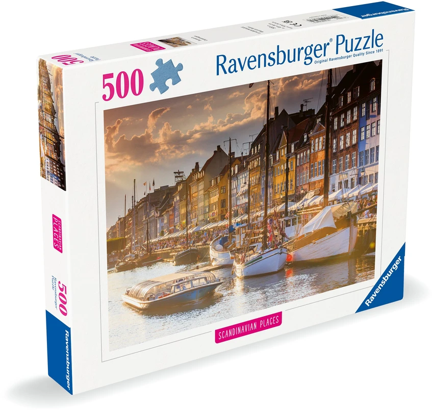 Ravensburger - Dėlionė Saulėlydis Kopenhagoje 500p (12000846)