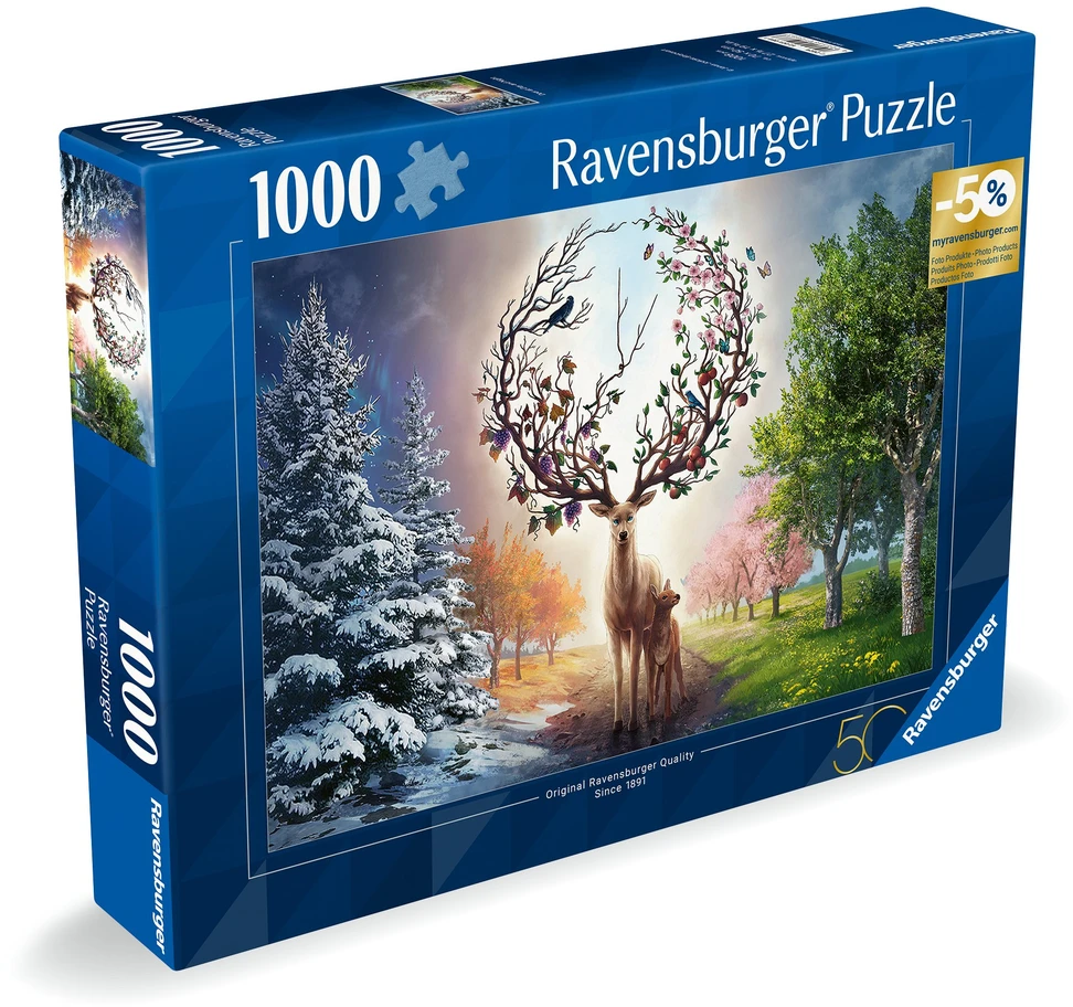 Ravensburger - Dėlionė Stebuklingas Elnias 1000p (12001088)