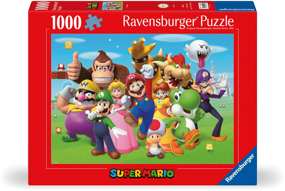 Ravensburger Dėlionė 1000 vnt. - Super Mario