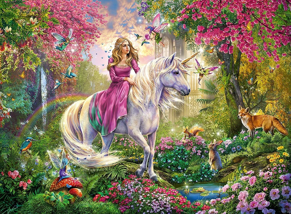 Ravensburger Dėlionė 100 vnt. - Magiškas miškas