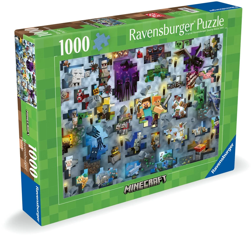Ravensburger Dėlionė 1000 vnt. - Minecraft