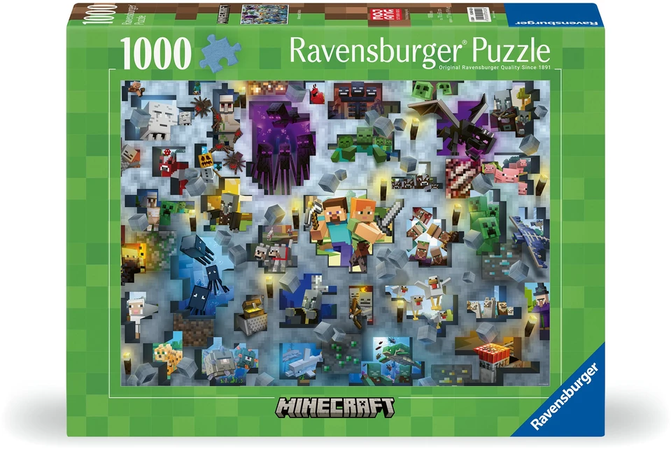 Ravensburger Dėlionė 1000 vnt. - Minecraft